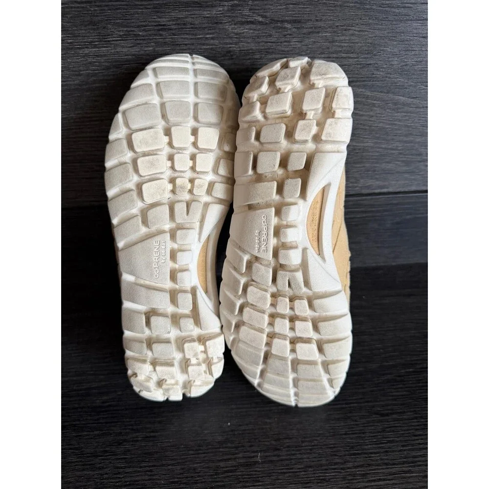 Rockport Womens Sneaker Tan Beige AdiPRENE Lace Up Walking Shoe Size 9